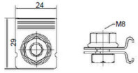 Концевые питающие клеммы RC-EC110